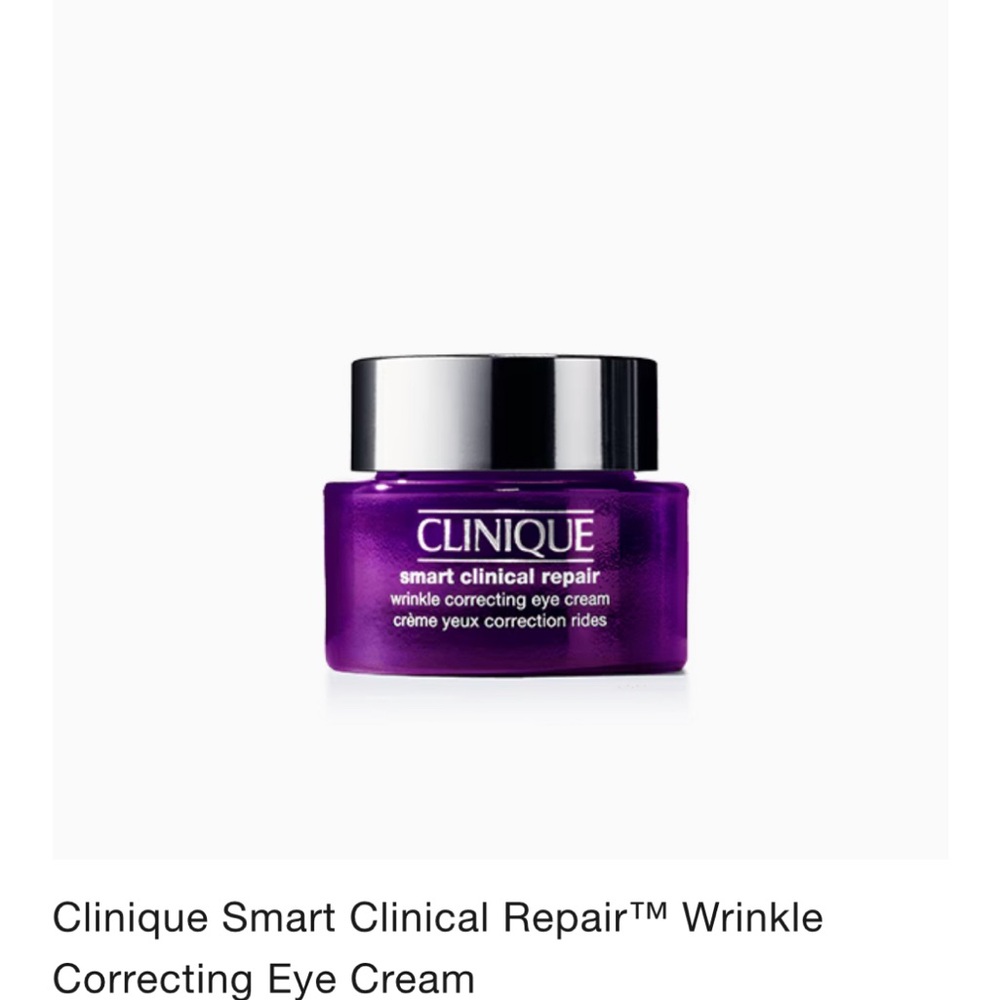 Clinique Smart Clinical Repair™ Wrinkle Correcting Eye Cream.  You get TWO jars!